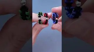 New video out!☝️Cute & simple macrame beaded rings 😍