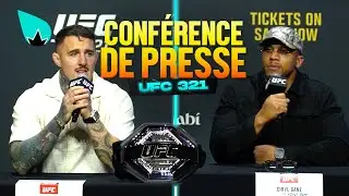 UFC 321 Tom Aspinall vs Ciryl Gane : LA CONFERENCE DE PRESSE