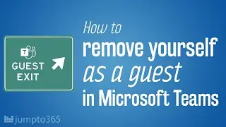 How to remove yourself as a guest from another Microsoft Teams organization