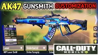 COD Mobile Best AK47 Gunsmith|CODM Customization|Call Of Duty Mobile