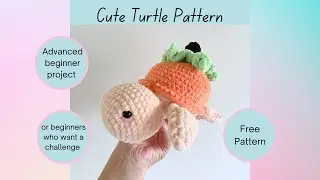 Crochet Pumpkin Turtle Tutorial -- Free Amigurumi Pattern, Intermediate and Advanced Beginners