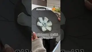 Silicone Spill Stopper 💯✅ #kitchengadgets #shorts #smarttechgadgets