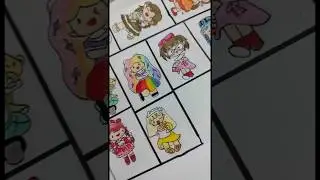 cute girls coloring #art #cute #coloring