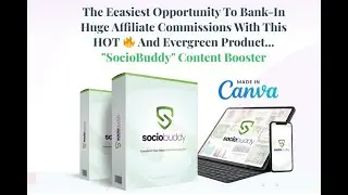 SocioBuddy Review -  DFY Canva Social Media Content Booster