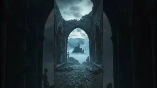 Walking Toward the Castle Beyond the Fog #shorts