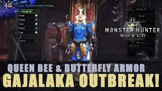 MHW: Gajalaka Outbreak, Queen Bee & Butterfly Armor