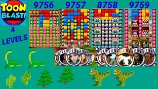 Toon Blast: 9756-9759 - Ultimate Level Challenge!