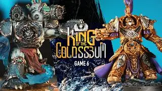 Adeptus Custodes vs Black Legion! King of the Colosseum Game 6