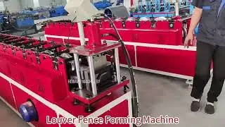 Aluminum Slats Roll Forming Machine Vertical Slat Privacy Fence Making Machine