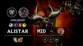 Alistar Mid vs Qiyana - NA Challenger Patch 11.8