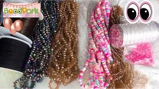 ABRIENDO PAQUETE DE LA TIENDA BEADPARK /💌 MEGA HAUL DE LA TIENDA BEADPARK, MATERIALES DE BISUTERIA
