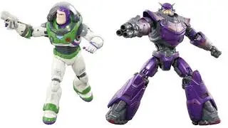 Takara Tomy Lightyear Japanese and English Speaking Buzz and Zurg Talking Action Figures