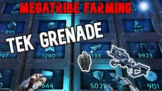 MegaTribe Life #15 Farming Tek Grenade OP| UNLUCKY | Ark Official PvP 🍭