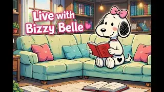 Study LIVE with Bizzy Belle   Cozy Couch Study • Calm Focus • Relaxing Reading Vibes
