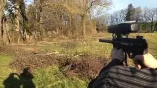 Tippmann A-5 E-Grip Full auto test