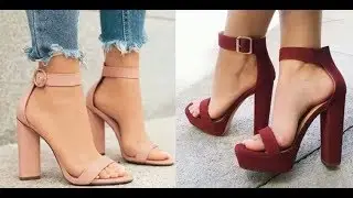 HERMOSOS ZAPATOS DE MODA - TACONES ANCHOS TENDENCIA 2018/2019!!!