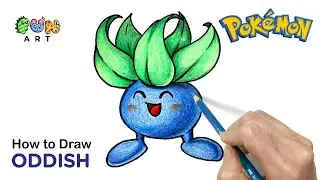 How To Draw ODDISH | POKEMON | VERY EASY~!