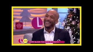 Strictly singer tommy blaize accidentally reveals len goodman is returning to the live tour next ye
