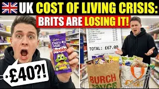 💸 UK Cost of Living Crisis &mdash; &pound;67 for 2 Bags - &pound;40 Freddos?! Brits Are Losing It 🤯