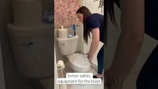 Senior safety equipment for the toilet #caregiver #fallprevention #physicaltherapy #seniors