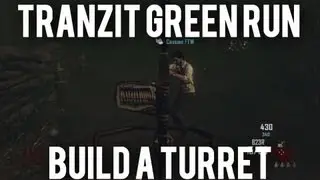 *NEW* Black Ops 2 Zombies- How to Build a Turret in TranZit Green Run!