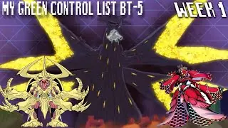Green Board Control Decklist Digimodify Series Week 1 of Set 5 : TamerAG