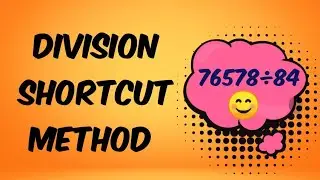 Division Shortcut Method l आसानी से भाग केसे करे l