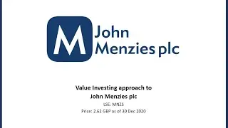 Multiple-approach valuation of John Menzies plc ($MNZS)