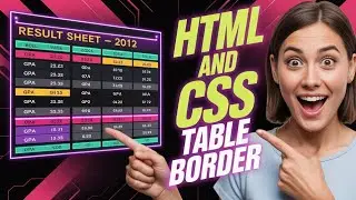 Create Custom HTML Tables with CSS