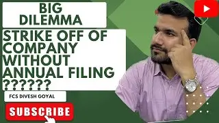 Can we go for Strike off of Company without completing Annual Filing??????