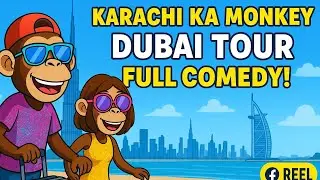 Karachi ke Monkey Couple ka Dubai Tour &mdash; Comedy, Vlog, Airport Scenes, Full Entertainment!