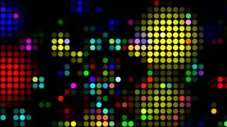 4K UHD Disco Coloful Circles