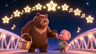 Bear Builds a Star Bridge 🌟🧸 Fun Imagination Song for Kids | Magical Adventure Rhyme