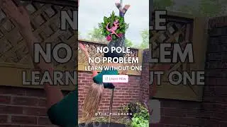 No Pole No Problem, Get started anyway. #poletutorial #poletraining #polewarmup #patreongang