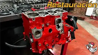Pintamos el bloque de motor para La Golf