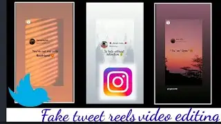 How to create Tweet reels in 2021/How to add tweet reel/Viral tweet reel video editing