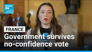 French PM S&eacute;bastien Lecornu survives no-confidence vote in Parliament &bull; FRANCE 24 English