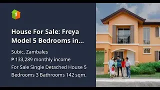 House For Sale: Freya Model 5 Bedrooms in Subic Zambales