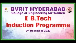 BVRITH VIRTUAL INDUCTION PROGRAMME 2020