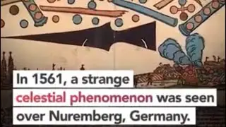 1561 Celestial Phenomenon Nuremberg Germany - April 14th 1561
