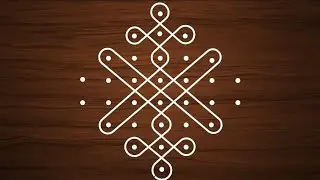 Simple & beautiful rangoli designs | 8 to 2 dots rangoli | easy rangoli | rangoli | kolam | muggulu 