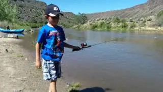 Dave and Papa Fishing, Pilar NM(5)