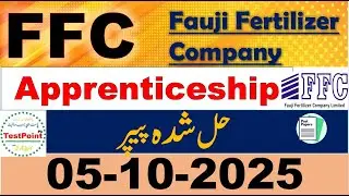 FFC Apprenticeship - Chemical - Mechanical Solved Paper&nbsp;05-10-2025