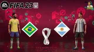 FIFA 23 | BRASIL X ARGENTINA | FINAL | FIFA WORLD CUP