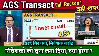 AGS Transact share news today,lower circuit,Fall Reason?ags transact technologies latest news,target