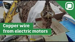 Panizzolo copper wire from electric motors recycling