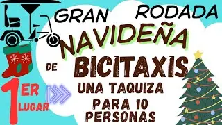 🚲Primer rodada de BICITAXIS en mi lindo #xonacatlan 🇲🇽 grandes premios y sorpresas para todo@s