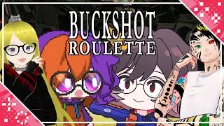 【Buckshot Roulette】Clueless me VS 3 other people ft. @GlitchedPhantom @annadelna @skyeaxens