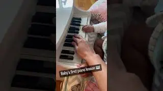 Baby's First Piano Lesson