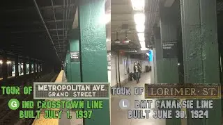 NYC Subway: Tour of Metropolitan Avenue-Lorimer Street Station